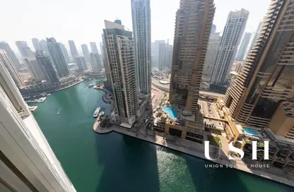 شقة - غرفة نوم - 2 حمامات للايجار في (برج كيان (إنفينيتي - دبي مارينا - دبي
