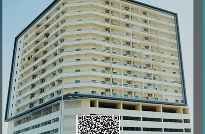 شقة - غرفة نوم - 2 حمامات للبيع في سمارت تاور 1 - العامرة - عجمان