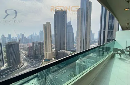 شقة - غرفة نوم - 2 حمامات للايجار في برج أبر كريست - دبي وسط المدينة - دبي