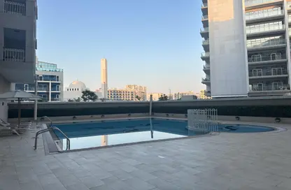 صورة لـ حوض سباحة شقة - 1 حمام للايجار في برج فيو ريزيدنس - ارجان - دبي ، صورة رقم 1