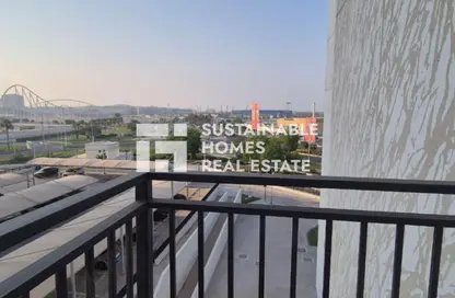 Apartment - Studio - 1 Bathroom for rent in Waters Edge - Yas Island - Abu Dhabi