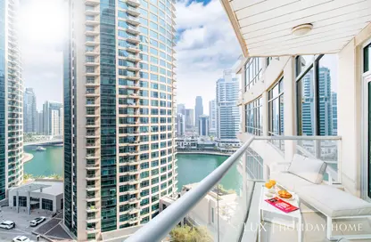 Apartment - 2 Bedrooms - 1 Bathroom for rent in Sanibel Tower - Park Island - Dubai Marina - Dubai