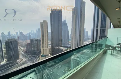 شقة - غرفة نوم - 2 حمامات للايجار في برج أبر كريست - دبي وسط المدينة - دبي