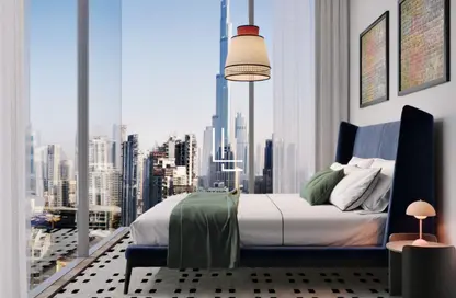 شقة - غرفة نوم - 1 حمام للبيع في بنينسولا ثري - بنينسولا - الخليج التجاري - دبي