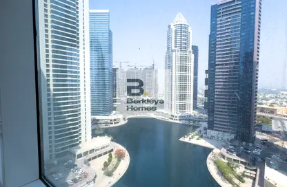 Office Space - Studio - 2 Bathrooms for rent in One Lake Plaza - JLT Cluster T - Jumeirah Lake Towers - Dubai
