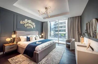 Room / Bedroom image for: Apartment - 3 Bedrooms - 3 Bathrooms for rent in Limestone House - DIFC - Dubai, Image 1