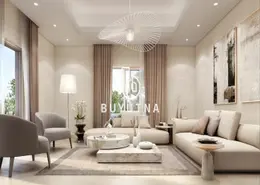 Living Room image for: Apartment - 2 Bedrooms - 2 Bathrooms for sale in Reeman Living - Al Shamkha - Abu Dhabi, Image 1