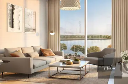 Living Room image for: Apartment - 1 Bedroom - 2 Bathrooms for sale in 330 Riverside Crescent - Sobha Hartland II - Mohammed Bin Rashid City - Dubai, Image 1