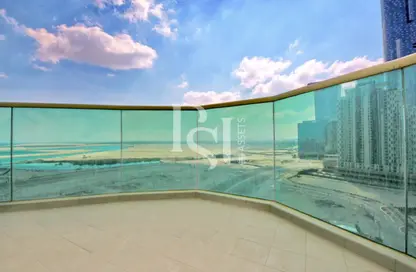 Apartment - 2 Bedrooms - 3 Bathrooms for rent in Beach Towers - Shams Abu Dhabi - Al Reem Island - Abu Dhabi
