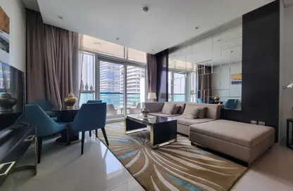 شقة - 2 غرف نوم - 2 حمامات للايجار في برج أبر كريست - دبي وسط المدينة - دبي