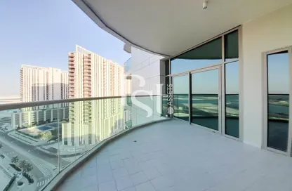 Apartment - 1 Bedroom - 3 Bathrooms for rent in Beach Towers - Shams Abu Dhabi - Al Reem Island - Abu Dhabi