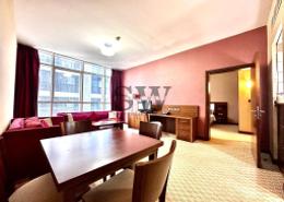 Living / Dining Room image for: Apartment - 1 bedroom - 1 bathroom for rent in Danat Tower B - Danat Towers - Muroor Area - Abu Dhabi, Image 1