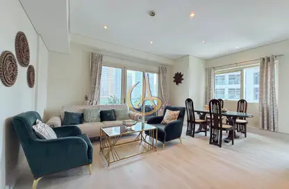 Apartment - 2 Bedrooms - 3 Bathrooms for rent in The Royal Oceanic - Oceanic - Dubai Marina - Dubai