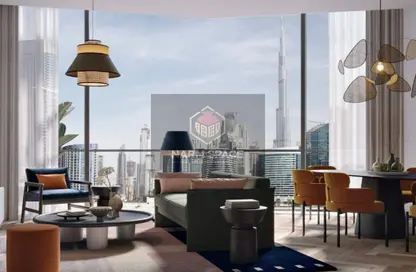 شقة - غرفة نوم - 1 حمام للبيع في بنينسولا ثري - بنينسولا - الخليج التجاري - دبي