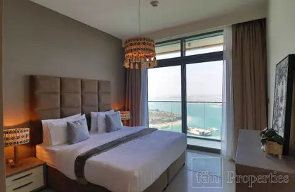 Room / Bedroom image for: Apartment - 2 Bedrooms - 3 Bathrooms for rent in Beach Vista - EMAAR Beachfront - Dubai Harbour - Dubai, Image 1