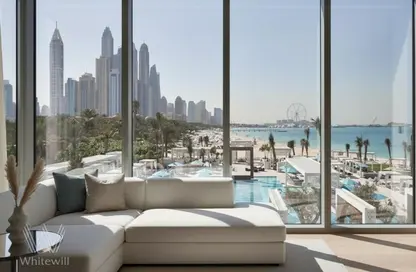 شقة - غرفة نوم - 2 حمامات للبيع في أبراج بالم بيتش 3 - أبراج بالم بيتش - نخلة جميرا - دبي