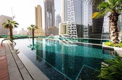 Pool image for: Apartment - 2 Bedrooms - 3 Bathrooms for sale in Upper Crest - Downtown Dubai - Dubai, Image 1