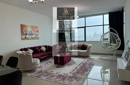 Apartment - 2 Bedrooms - 2 Bathrooms for rent in Ajman Corniche Residences - Ajman Corniche Road - Ajman