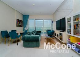 Living Room image for: Apartment - 2 bedrooms - 3 bathrooms for rent in 1 JBR - Jumeirah Beach Residence - Dubai, Image 1