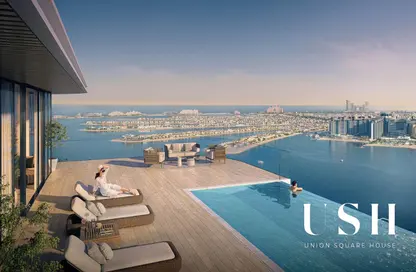 Penthouse - 4 Bedrooms - 6 Bathrooms for sale in Seapoint - EMAAR Beachfront - Dubai Harbour - Dubai