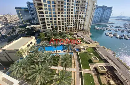 Apartment - 2 Bedrooms - 3 Bathrooms for rent in Marina Residences 2 - Marina Residences - Palm Jumeirah - Dubai