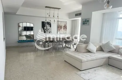Living / Dining Room image for: Apartment - 2 Bedrooms - 3 Bathrooms for sale in Ocean Terrace - Marina Square - Al Reem Island - Abu Dhabi, Image 1