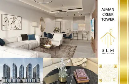 Apartment - 1 Bedroom - 2 Bathrooms for sale in Ajman Creek Towers - Al Rashidiya 1 - Al Rashidiya - Ajman