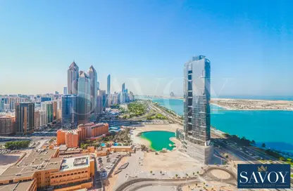 Water View image for: Apartment - 2 Bedrooms - 3 Bathrooms for rent in Al Jowhara Tower - Corniche Road - Abu Dhabi, Image 1