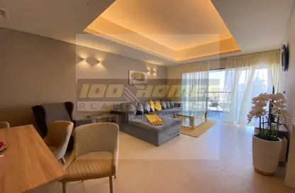 Living / Dining Room image for: Apartment - 2 Bedrooms - 3 Bathrooms for rent in Park View Tower - Jumeirah Village Circle - Dubai, Image 1