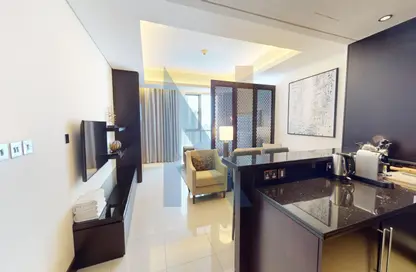صورة لـ غرفة المعيشة / غرفة الطعام شقة - 1 حمام للبيع في فندق برج ليك - العنوان داون تاون - دبي وسط المدينة - دبي ، صورة رقم 1