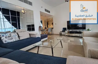Apartment - 2 Bedrooms - 2 Bathrooms for rent in Ajman Corniche Residences - Ajman Corniche Road - Ajman