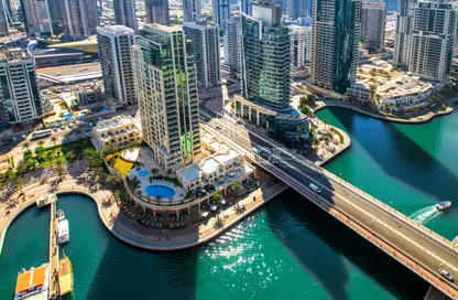 Water View image for: Apartment - 3 Bedrooms - 4 Bathrooms for rent in No.9 - Dubai Marina - Dubai, Image 1