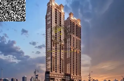Apartment - 1 Bedroom - 2 Bathrooms for sale in Tower B2 - Ajman Pearl Towers - Ajman Downtown - Ajman