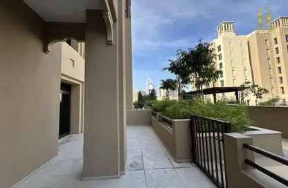 Balcony image for: Apartment - 1 Bedroom - 2 Bathrooms for rent in Asayel - Madinat Jumeirah Living - Umm Suqeim - Dubai, Image 1