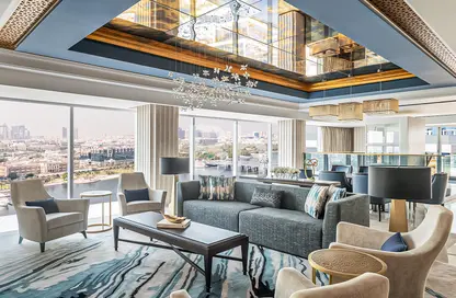 Penthouse - 2 Bedrooms - 4 Bathrooms for rent in Marriott Marquis Dubai - Port Saeed - Deira - Dubai