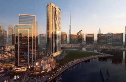 Apartment - Studio - 1 Bathroom for sale in Peninsula Three - Peninsula - Business Bay - Dubai
