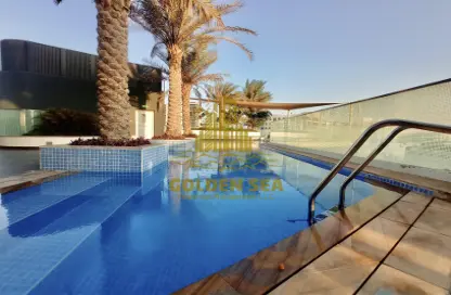 صورة لـ حوض سباحة شقة - غرفة نوم - 2 حمامات للايجار في المنيرة - شاطئ الراحة - أبوظبي ، صورة رقم 1