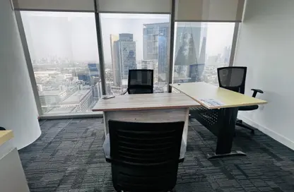 Office Space - Studio - 4 Bathrooms for rent in Al Saqr Business Tower - Sheikh Zayed Road - Dubai