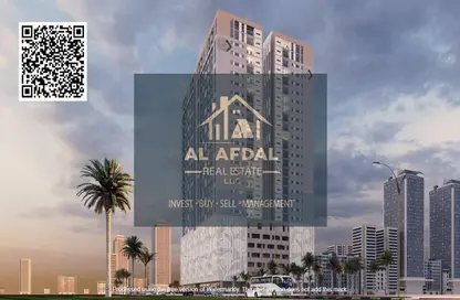 شقة - غرفة نوم - 2 حمامات للبيع في بلوبيل ريزيدنس - العامرة - عجمان
