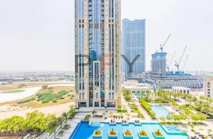 شقة - غرفة نوم - 2 حمامات للايجار في برج نورا - مدينة الحبتور - الخليج التجاري - دبي