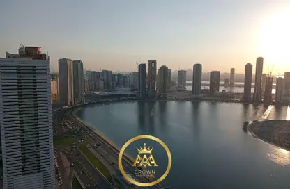 Apartment - 2 Bedrooms - 3 Bathrooms for rent in Al Waleed Tower - Al Qasba - Sharjah