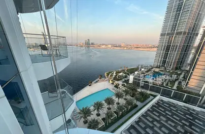Balcony image for: Apartment - 1 Bedroom - 2 Bathrooms for rent in Address Harbour Point - Dubai Creek Harbour (The Lagoons) - Dubai, Image 1