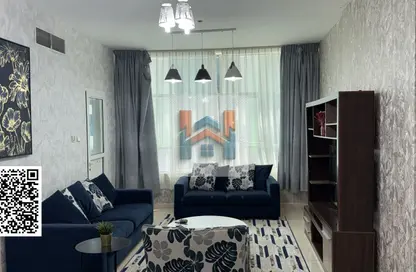 Apartment - 1 Bedroom - 2 Bathrooms for rent in Orient Tower 2 - Orient Towers - Al Bustan - Ajman
