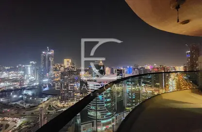 شقة - 3 غرف نوم - 4 حمامات للايجار في برج أبر كريست - دبي وسط المدينة - دبي