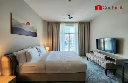 Room / Bedroom image for: Apartment - 1 Bedroom - 2 Bathrooms for rent in Acacia Avenues - Al Sufouh - Dubai, Image 1