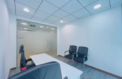 Office Space - Studio - 4 Bathrooms for rent in Hanging Garden Tower - Al Danah - Abu Dhabi