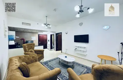 Apartment - 1 Bedroom - 2 Bathrooms for rent in Al Naemiya Towers - Al Nuaimiya - Ajman