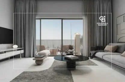 Living Room image for: Apartment - 1 Bathroom for sale in MAG Eye - District 7 - Mohammed Bin Rashid City - Dubai, Image 1