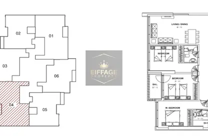 Apartment - 2 Bedrooms - 2 Bathrooms for sale in Ajman One - Phase 2 - Ajman Downtown - Ajman