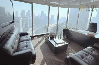 Office Space - Studio - 1 Bathroom for rent in The Binary Tower - Business Bay - Dubai